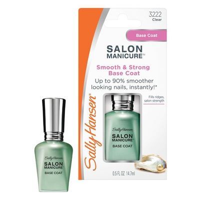 Sally Hansen Покрытия для ногтей Salon Manicure Smooth & Strong Base Coat Выравнивающее и укрепляющее базовое покрытие