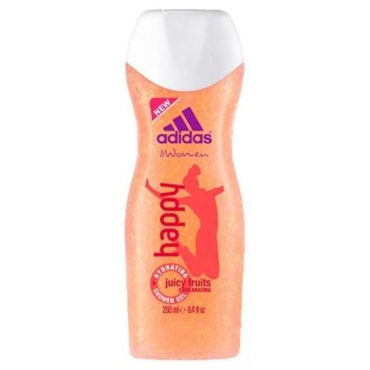 Adidas Fragrance Shower Gel Female Happy Hydrating Мягкий и нежный гель для душа