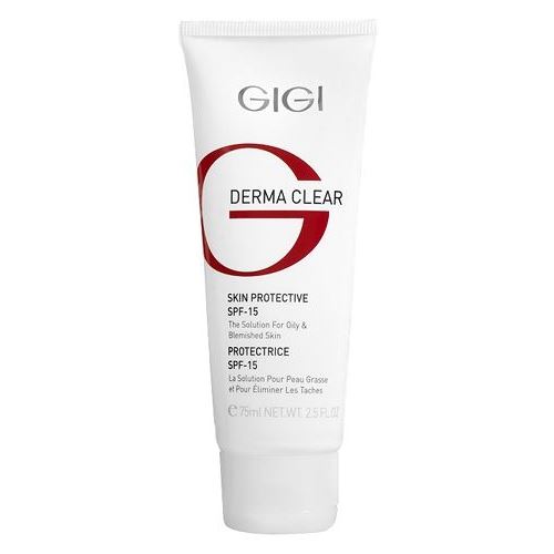 GiGi Derma Clear Skin Protective SPF-15 Крем увлажняющий защитный SPF-15 для жирной и проблемной кожи