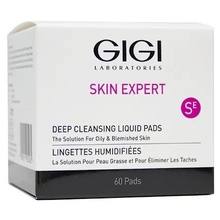 GiGi Derma Clear Deep Cleansing Liquid Pads Очищающие ватные диски для жирной и проблемной кожи