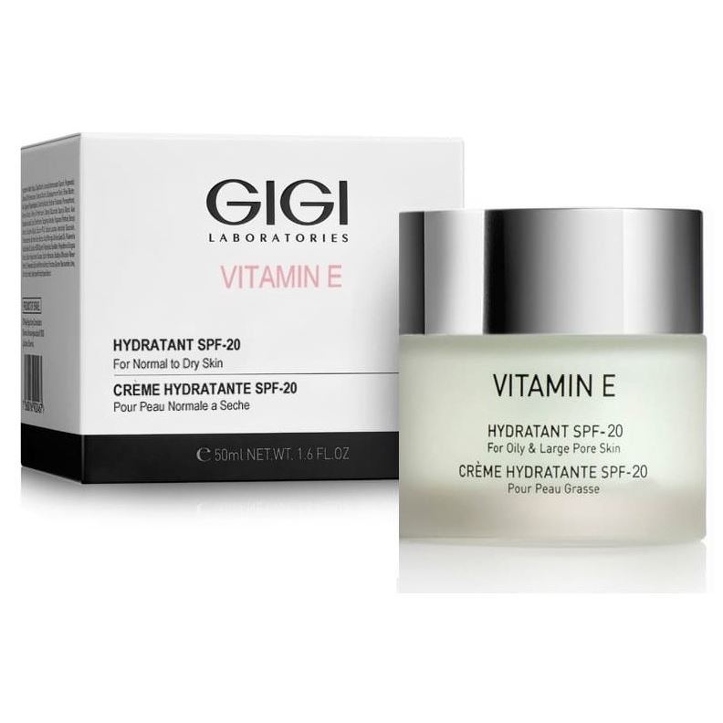 GiGi Vitamin E Hydratant SPF 20 For Normal To Dry Skin Увлажняющий крем для сухой и нормальной кожи лица 