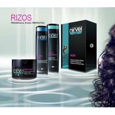 Nirvel Professional Kerarin Liss Keratin Liss Rizos Pack Набор средств ухода для вьющихся волос - шампунь, маска, гель