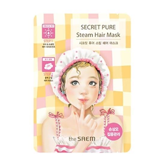 The Saem Silk Hair Secret Pure Steam Hair Mask Маска паровая для поврежденных волос 