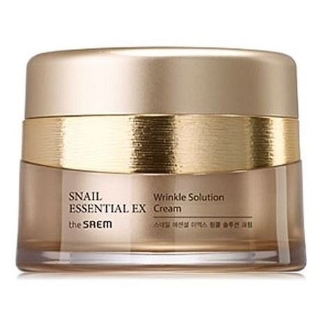 The Saem Snail Snail Essential EX Wrinkle Solution Cream Крем для лица антивозрастной против морщин