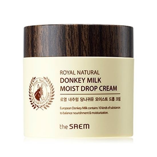 The Saem Face Care Royal Natural Donkey Milk Moist Drop Cream Крем с экстрактом ослиного молока