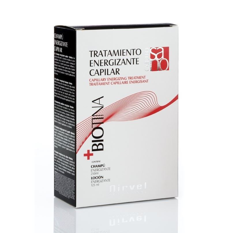 Nirvel Professional Cabello Sano Therapy Tec Biotina Pack Комплекс для укрепления и стимулирования роста волос с Биотином