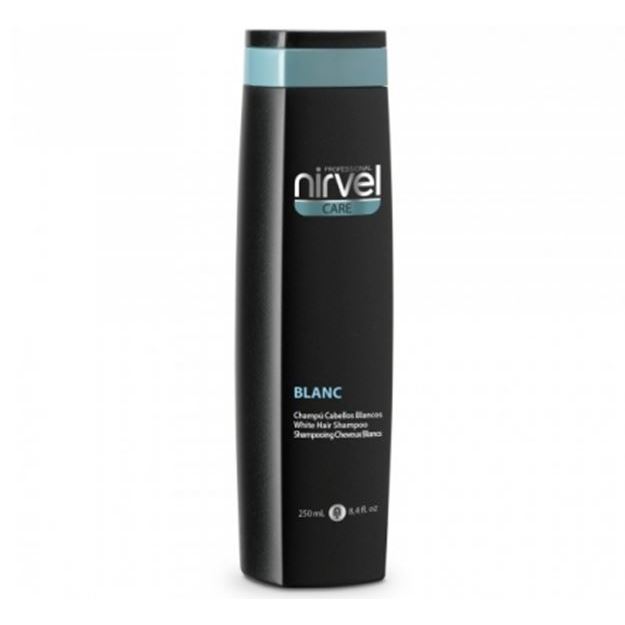 Nirvel Professional Color Retention Blanc White Hair Shampoo Шампунь для осветленных и седых волос
