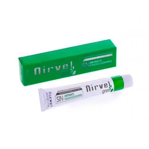 Nirvel Professional Coloring and Blonding Green Hair Colouring Cream  Перманентный краситель без аммиака 