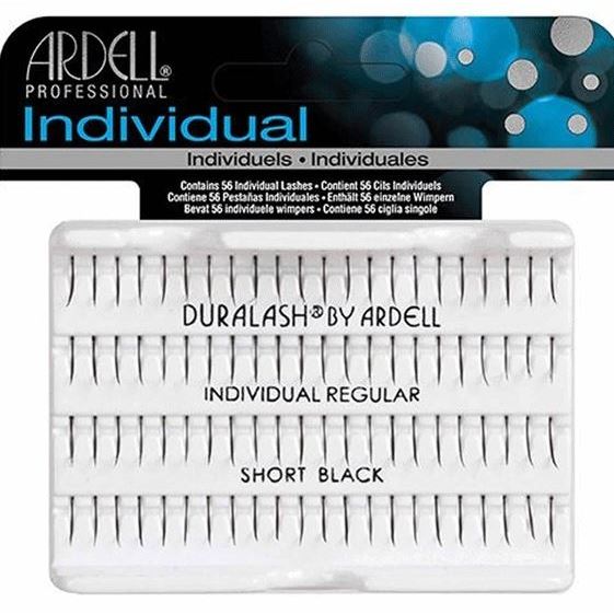 Ardell False eyelashes and glue Duralash Individual Regular Пучки ресниц индивидуальные короткие
