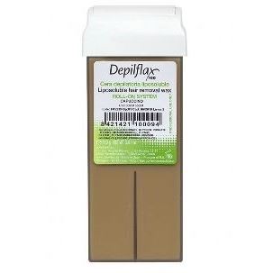 Depilflax Waxes Wax Roll-On Cartridge Capuccino Теплый воск для депиляции в картридже Капучино, плотный для чувствительной кожи