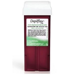 Depilflax Waxes Wax Roll-On Cartridge Fruits Forest Теплый воск для депиляции в картридже Лесная ягода, прозрачный для любого типа кожи, мягко пилингует