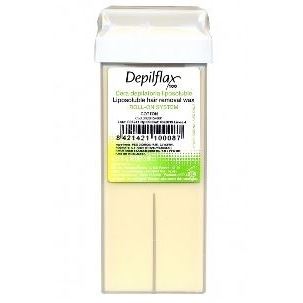 Depilflax Waxes Wax Roll-On Cartridge Cotton Теплый воск для депиляции в картридже Хлопок, плотный для любого типа кожи, успокаивающее действие