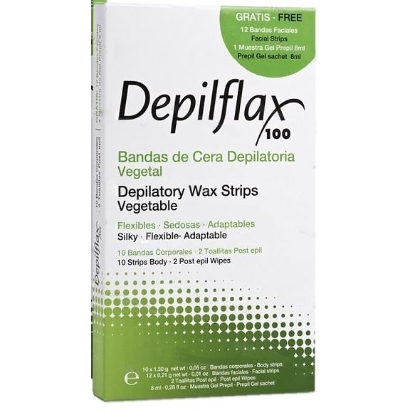 Depilflax Waxes Depilatory Wax Strips Полоски с воском для депиляции