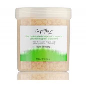 Depilflax Waxes Wax Pearls Natural Воск горячий в гранулах Натуральный, прозрачный для чувствительной кожи, для любого типа волос