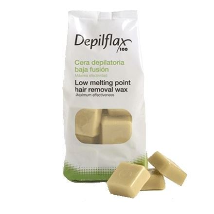 Depilflax Waxes Hair Removal Wax Ivory Воск горячий Слоновая кость плотный для раздраженной и чувствительной кожи