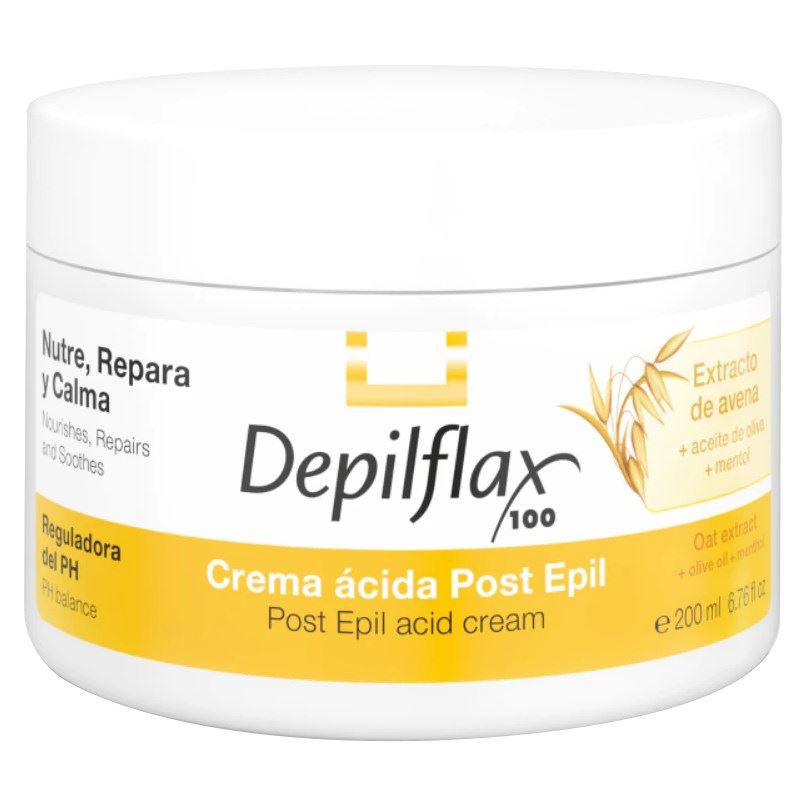 Depilflax Средства для ухода до и после депиляции Post Epil Acid Cream Кислотный крем (сливки)  восстанавливающий баланс после  депиляции