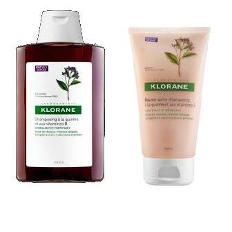 Klorane Your Hair Набор Клоран Хинин  Шампунь и Бальзам-ополаскиватель с экстрактом Хинина и витаминами В