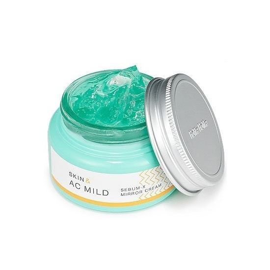 Holika Holika Cleansing Skin&AC Mild Sebum X Mirror Cream Увлажняющий крем-гель для проблемной жирной кожи