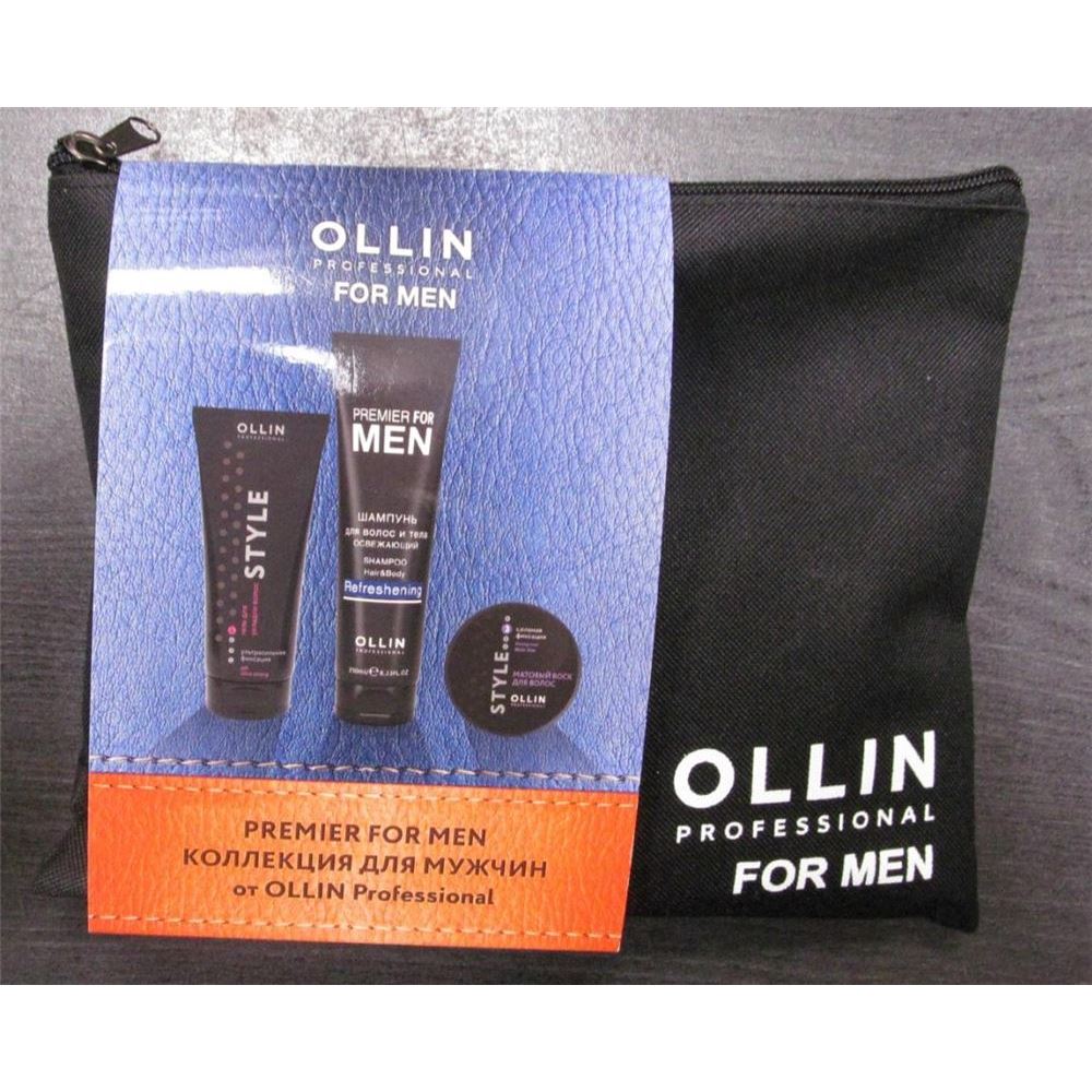 Ollin Professional Premier for Men Ollin Professional Premier for Men Kit Набор для мужчин: шампунь, воск, гель для укладки