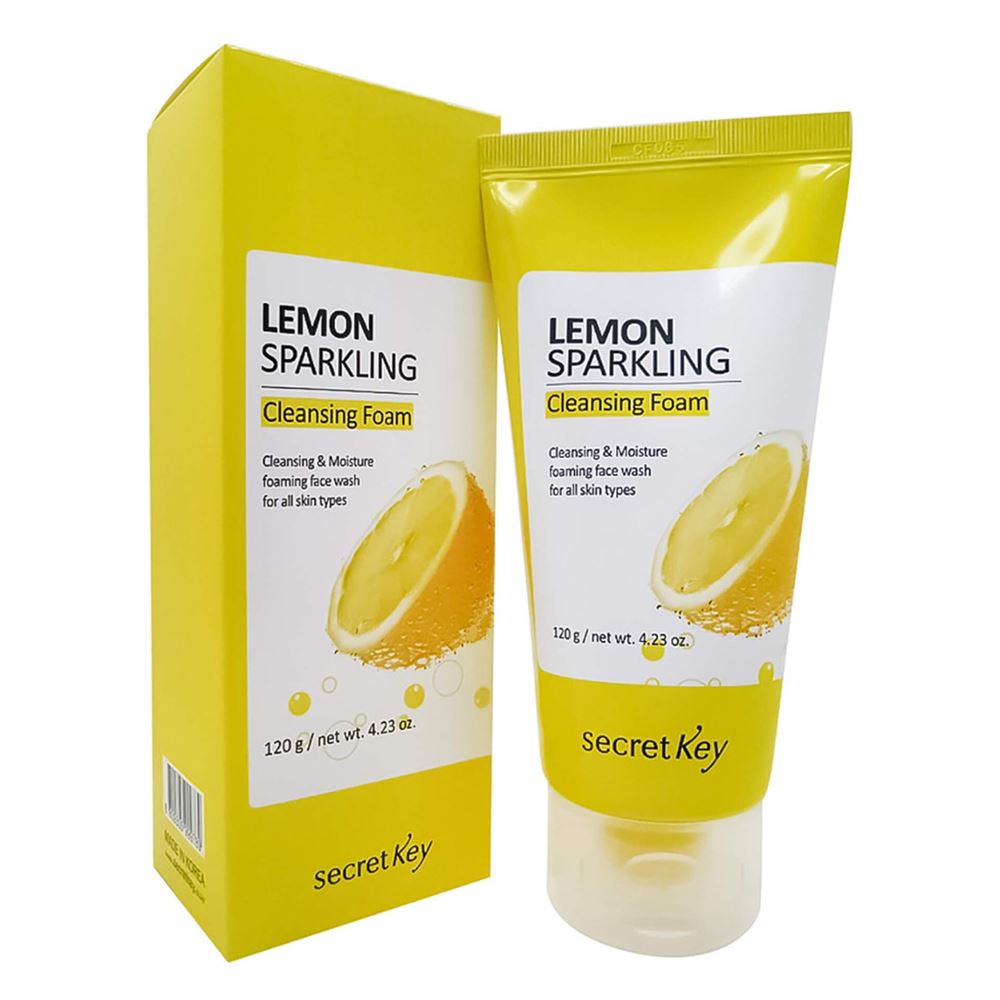 Secret Key Cleansing Lemon Sparkling Cleansing Foam Пенка для умывания с экстрактом лимона