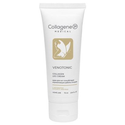 Medical Collagene 3D Коллагеновый уход за телом, руками и ногами Collagen Foot Cream Venitonic  Крем для ног VENOTONIC