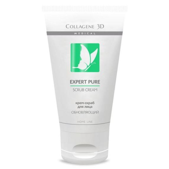 Medical Collagene 3D Очищающие средства Scrab Cream Expert Pure Крем-скраб для лица обновляющий 