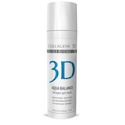 Medical Collagene 3D Профессионалам Aqua Balance Collagen Gel-Mask Гель-маска для лица с гиалуроновой кислотой, восстановление тургора и эластичности кожи