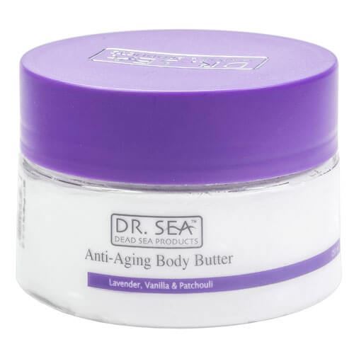 Dr. Sea Для тела Anti-Aging Body Butter Lavander, Vanilla & Patchouli Масло для предотвращения старения с маслами лаванды, ванили и пачули
