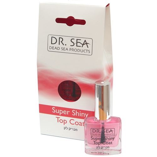 Dr. Sea Для ногтей Super Shiny Top Coat Верхнее покрытие для придания глянцевого блеска