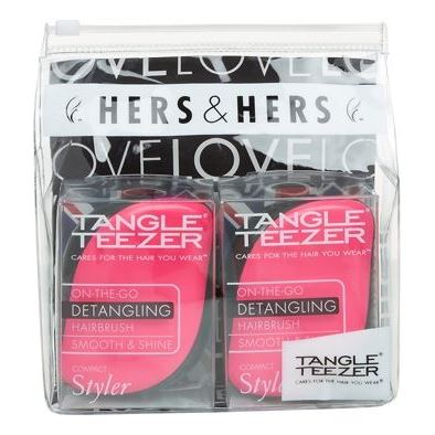 Tangle Teezer Расчески для волос Compact Styler Hers & Hers Подарочный набор расчесок "Для неё и для неё"
