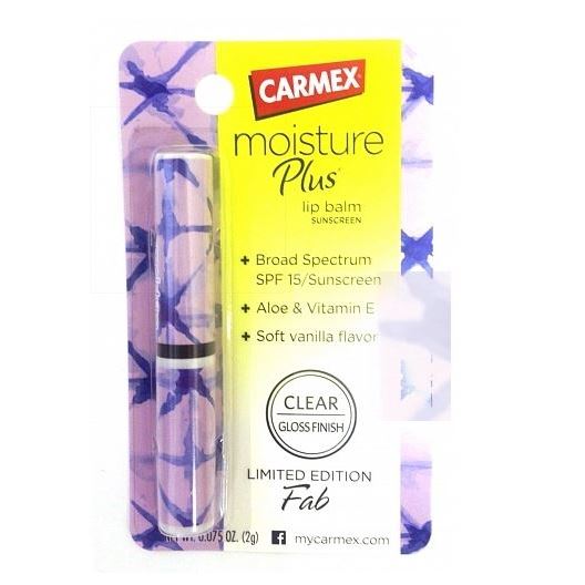 Carmex Бальзамы для губ Moisture Plus SPF15 Lip Balm Violet Бальзам для губ ультраувлажняющий Фиолетовый