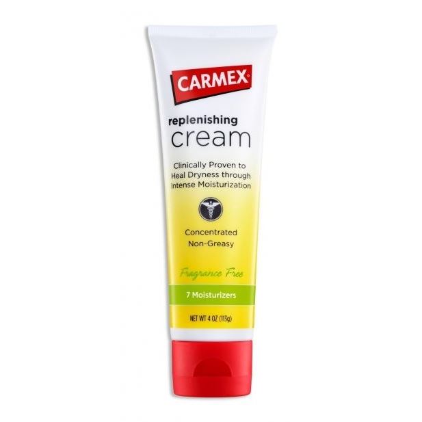 Carmex Бальзамы для губ Replenishing Cream Fragrance Free Крем Carmex питательный для сухой и потрескавшейся кожи