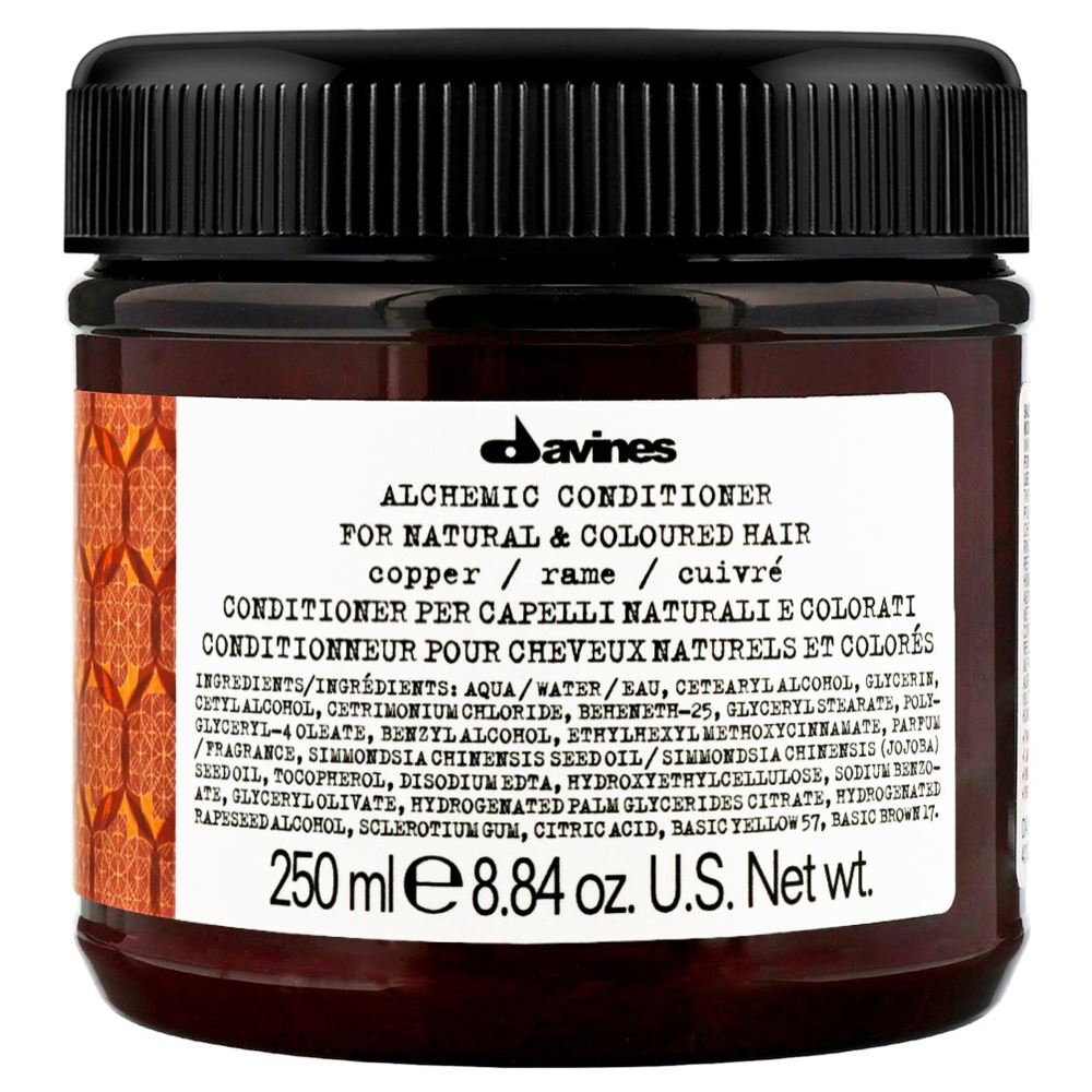Davines Alchemic Conditioner For Natural And Coloured Hair. Copper Кондиционер оттеночный АЛХИМИК для натуральных и окрашенных волос Медный