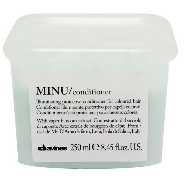 Davines Essential Haircare MINU Conditioner Illuminating Protective  Защитный кондиционер для сохранения косметического цвета волос