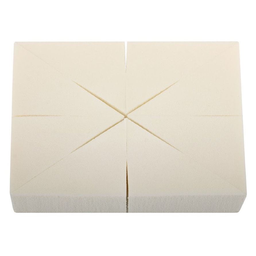 Limoni Accessories  Спонж треугольный в блоке Набор треугольных косметических спонжей в форме блока