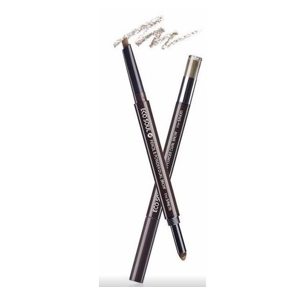 The Saem Eco  Soul Pencil & Powder Dual Brow Карандаш-пудра для бровей