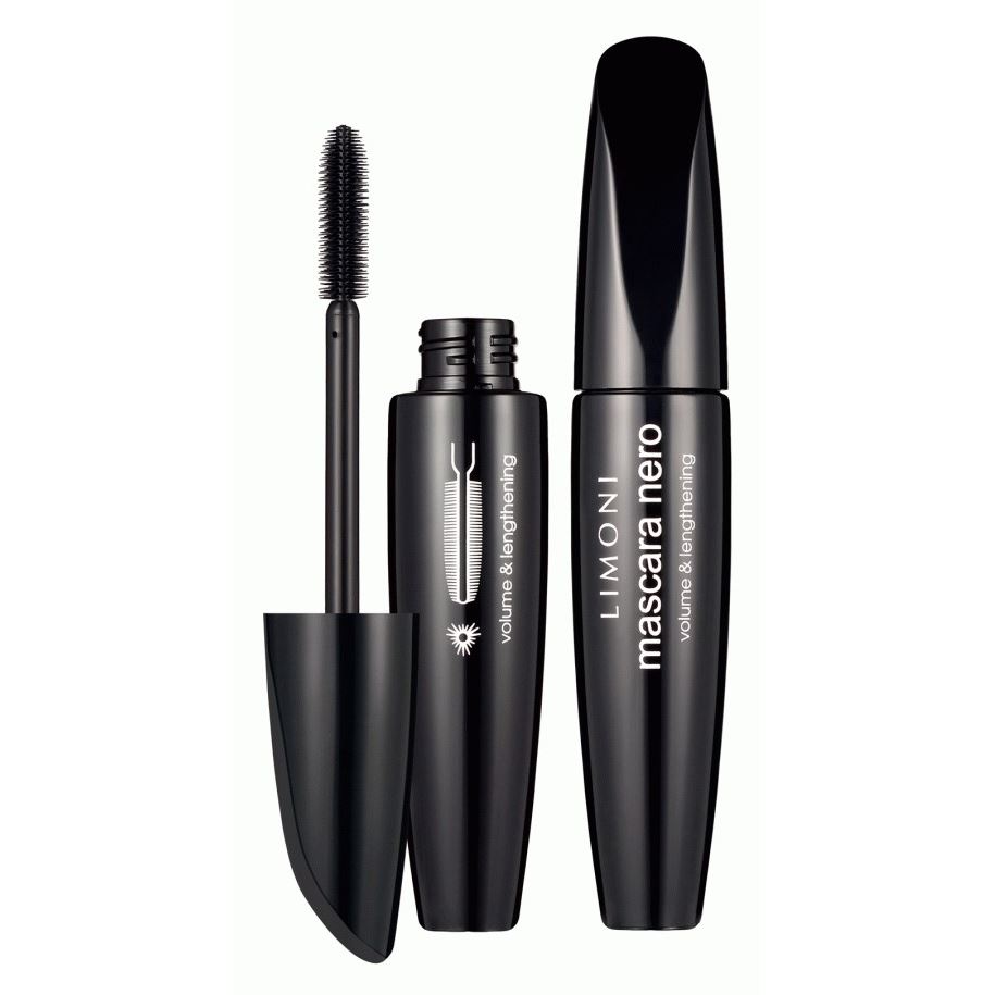 Limoni Make Up Mascara Nero Тушь для ресниц для создания "супер-объема" и удлиннения