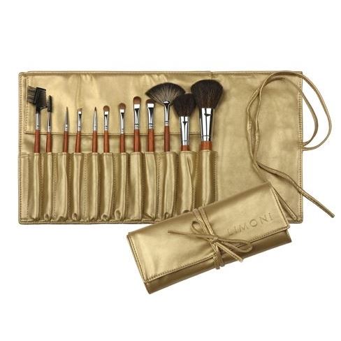 Limoni Make Up Mahogany Набор из 12 кистей в чехле