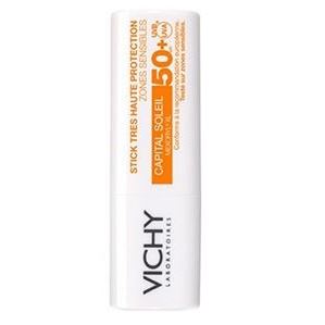 VICHY Capital Soleil Стик для чувствительных зон SPF 50+ Стик для максимальной защиты от солнца чувствительных участков лица SPF 50+