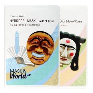 Tony Moly Mask & Scrab Mask In The World Hydrogel  Маска для лица гидрогелевая 