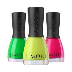 Limoni Make Up Neon Collection  Лак для ногтей с «неоновыми» оттенками