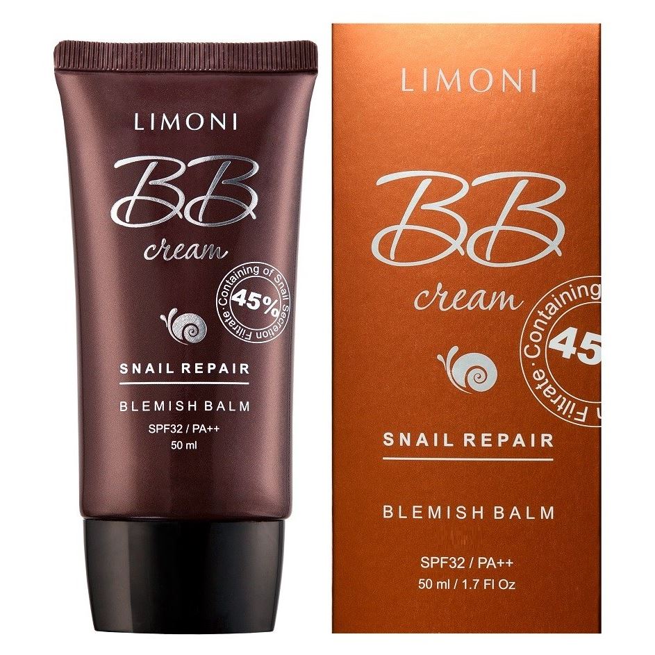 Limoni Snail Repair BB-cream  BB-крем для лица с антивозрастным и отбеливающим эффектом