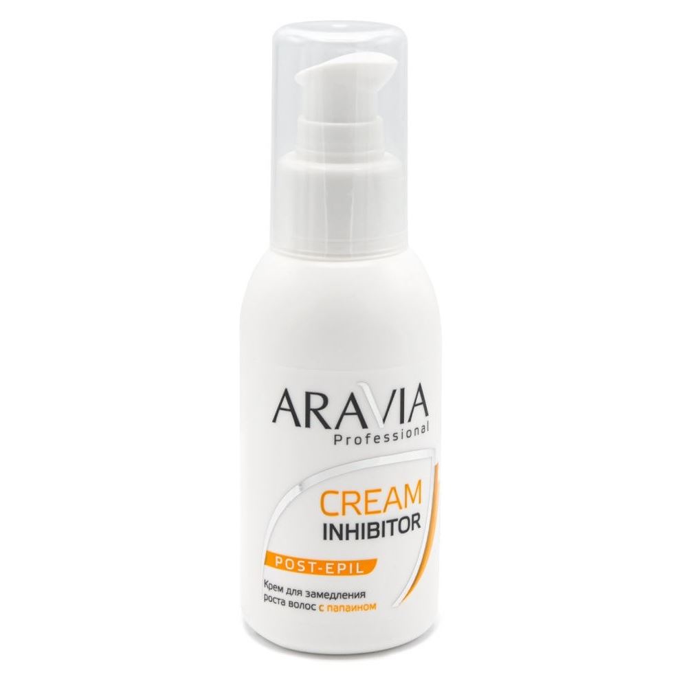 Aravia Professional Средства до и после депиляции Cream Inhibitor Post-Epil Крем для тела увлажняющий с эффектом замедления роста волос с папаином