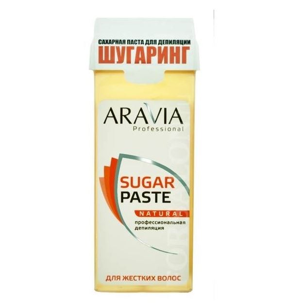 Aravia Professional Шугаринг Sugar Paste Natural Cartrdge Сахарная паста в картридже для шугаринга очень мягкой консистенции "Натуральная"