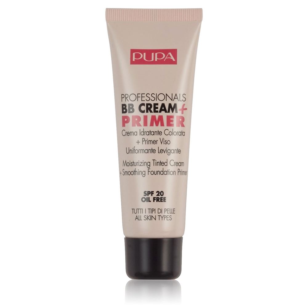 Pupa Make Up Professionals BB Cream + Primer  Тональный крем для всех типов кожи All Skin Types SPF 20
