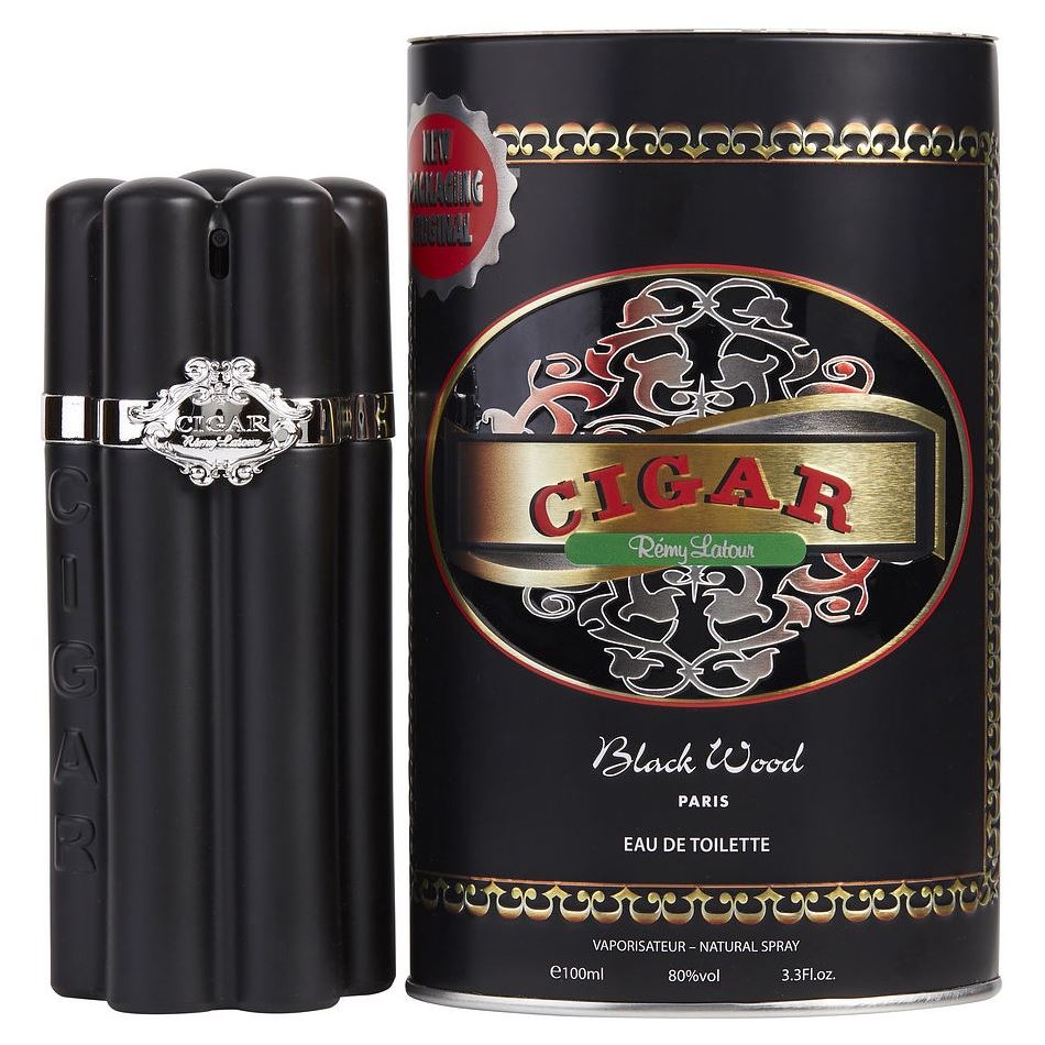 Remy Latour Fragrance Cigar Black Wood  Мужской парфюм Серебрянный