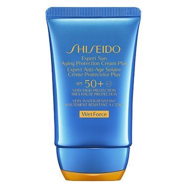 Shiseido Suncare Expert Sun Aging Protection Cream SPF50 WETFORCE Солнцезащитный антивозрастной крем SPF50