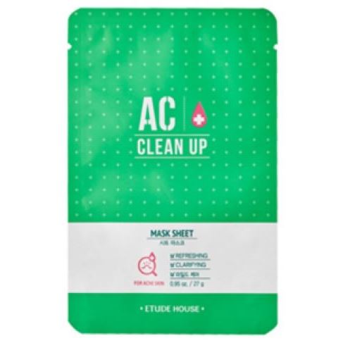 Etude House Face Care AC Clean Up Mask Sheet Маска тканевая для проблемной кожи