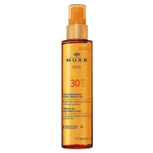 Nuxe Sun Тонирующее масло для лица и тела SPF 30 Тонирующее масло для лица и тела с высокой степенью защиты SPF 30