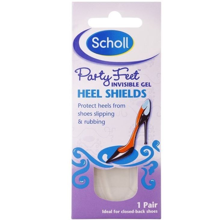 Scholl Party Feet Invisible Gel Shields Back Of Heels  Гелевые подушечки для задников обуви от мозолей и натертостей